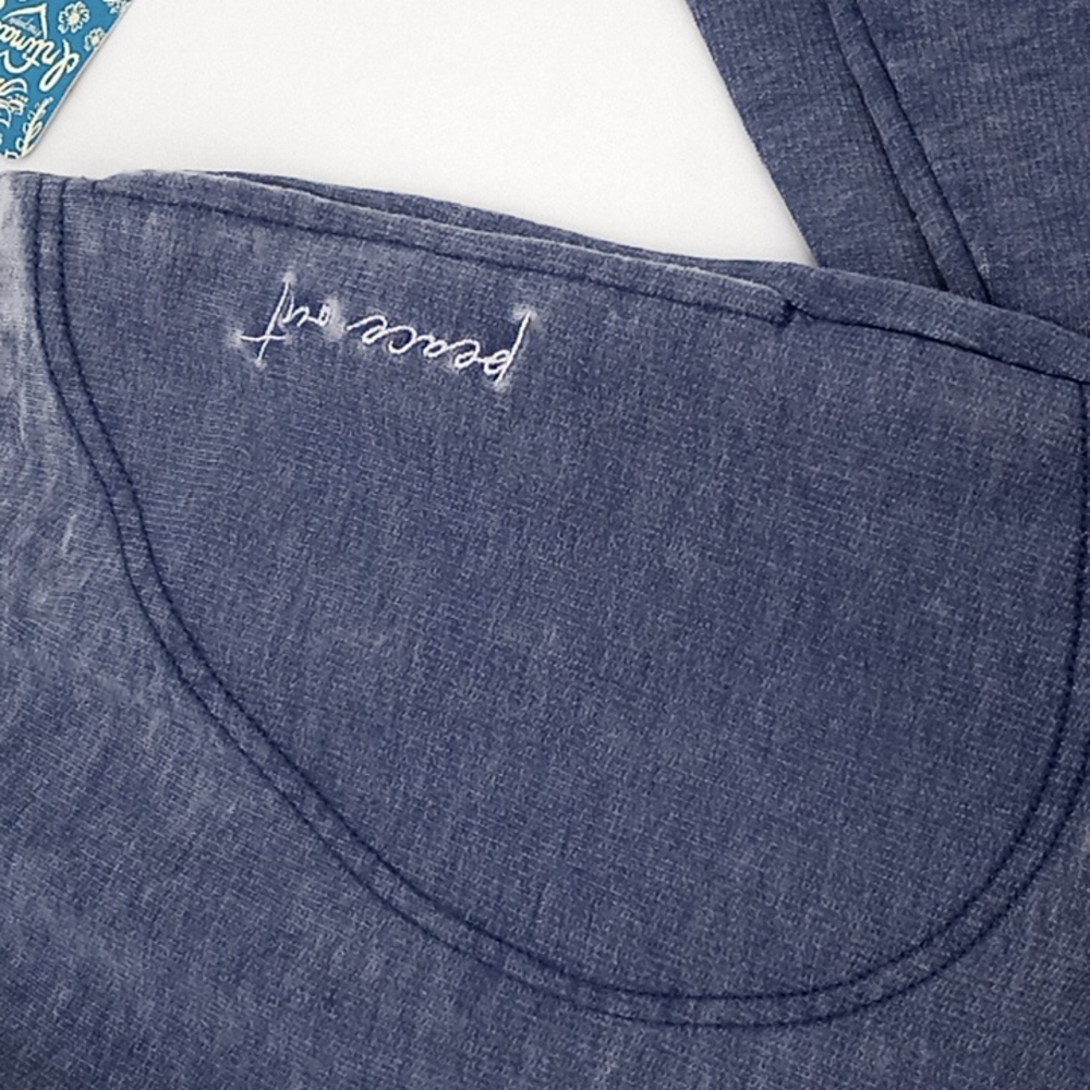 Free People Cozy Cool Girl Lounge Pants Dark Sapphire Blue - Picture 9 of 16